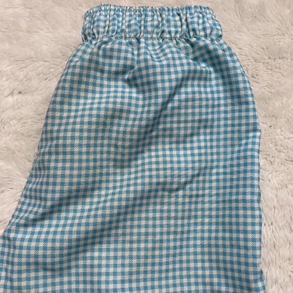Pili Carrera Toddler Blue Checkered Boy Swimming Trunks Size 8 Years - Picture 5 of 7